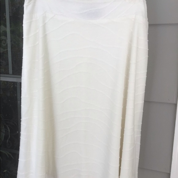2 pc set Cream skirt Zac & Rachel med with green small top New direction - Picture 13 of 15